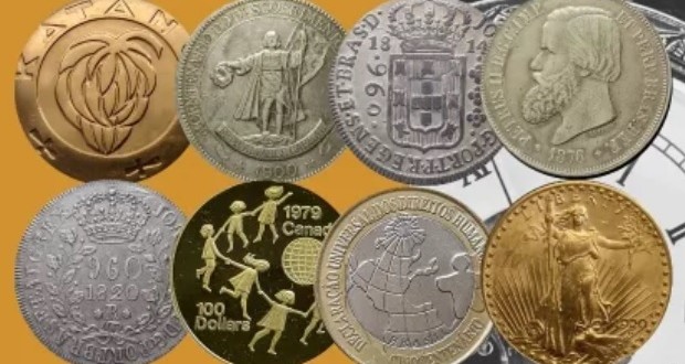 Subastas de Flávia Cardoso Soares: 10º Subasta de numismática moderna, destacados. Divulgación.