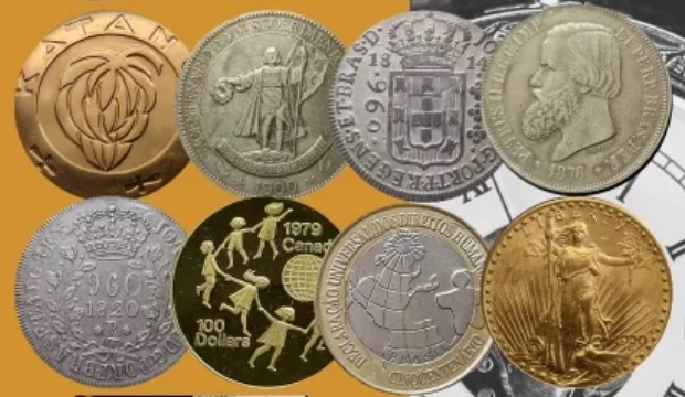 Flávia Cardoso Soares Auctions: 10º Vente aux enchères numismatique moderne, en vedette. Divulgation.