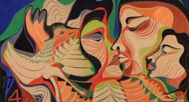 Beso, 1966, óleo sobre lienzo, 100x150cm, Colección Familia Serpa. Fotos: Jaime Acioli.