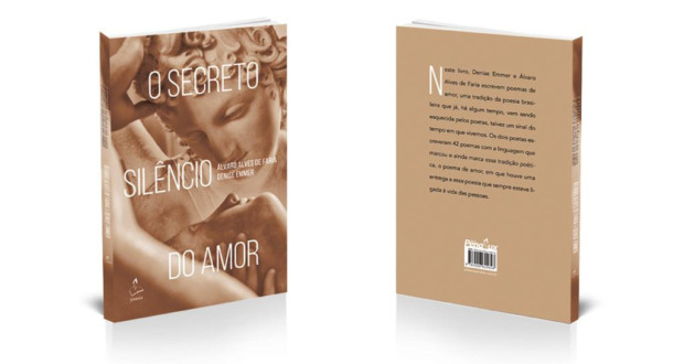 Buch & quot; Die geheime Stille der Liebe" von Álvaro Alves de Faria und Denise Emmer, Abdeckung - Featured. Bekanntgabe.