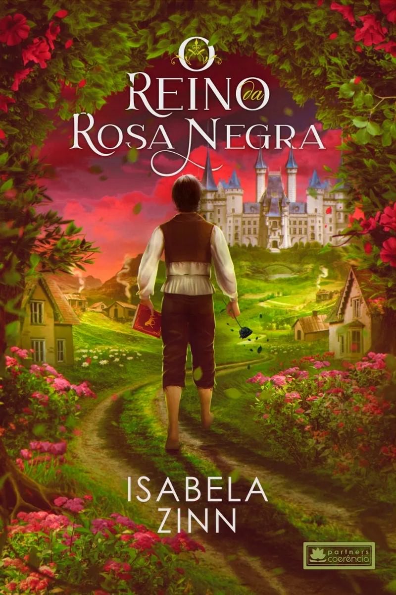 Livro "O reino da Rosa negra" de Isabela Zinn, capa. Divulgação.
