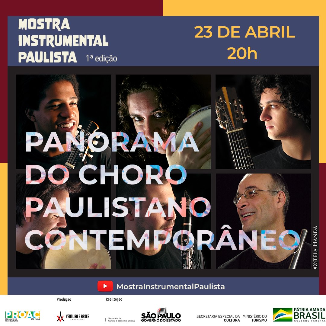 Mostra Instrumental Paulista, Panorama do Choro. Divulgação.