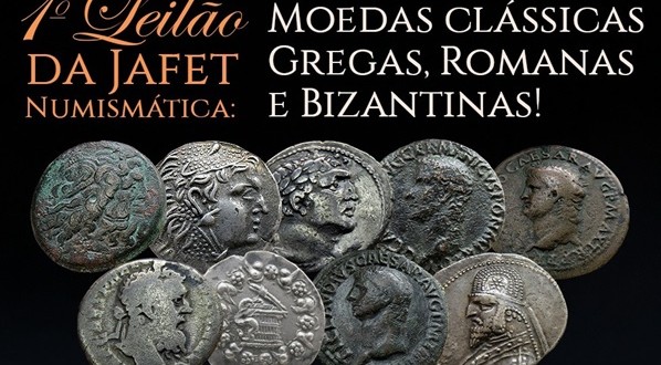 Flávia Cardoso Soares Auktionen: 1º Numismatische Jafet-Auktion - Klassische griechische Münzen, Römer und Byzantiner, Featured. Bekanntgabe.