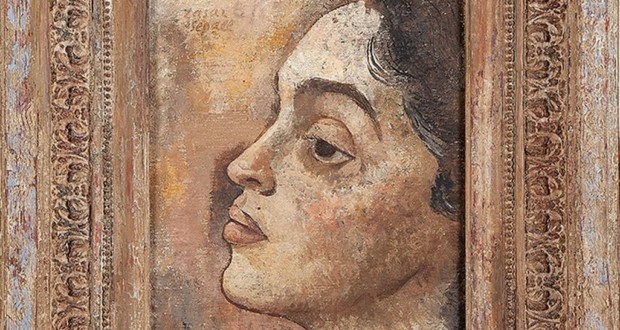 LASAR SEGALL, Retrato de Lucy, destaque. Ost, 33 x 40. Assinado no cse e datado de 1936.