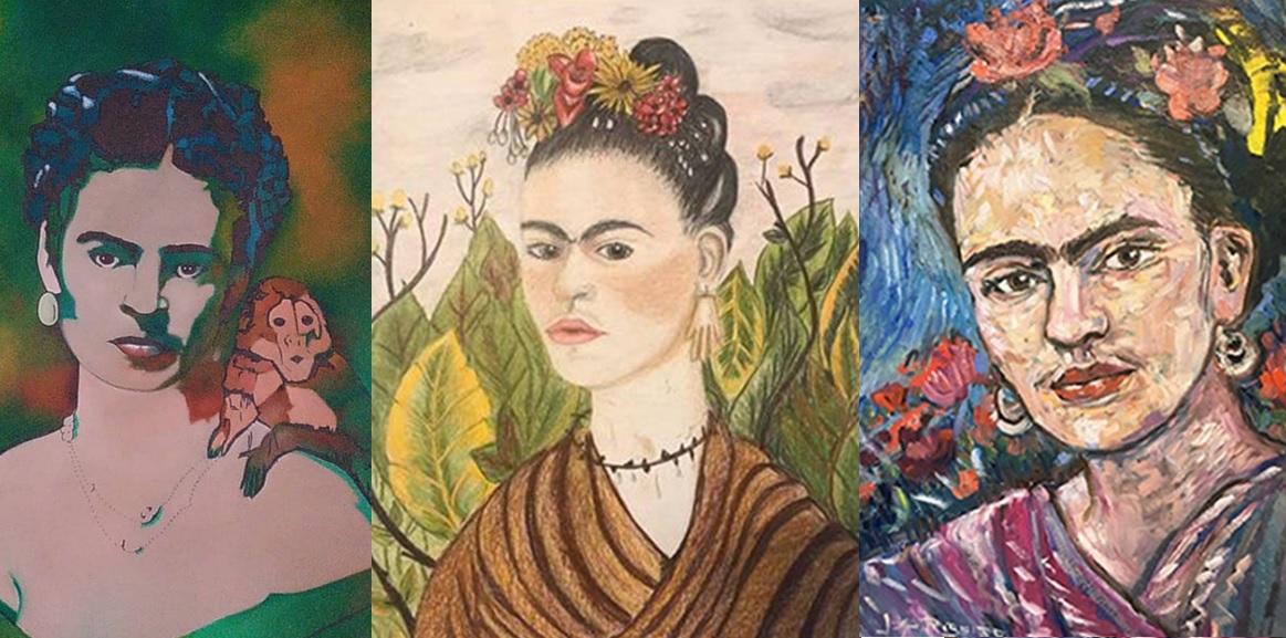 Musée de Frida Kahlo, Œuvres d'Ana Bittar, Esther Poroger et João Ribeiro, respectivement - en vedette. Divulgation.