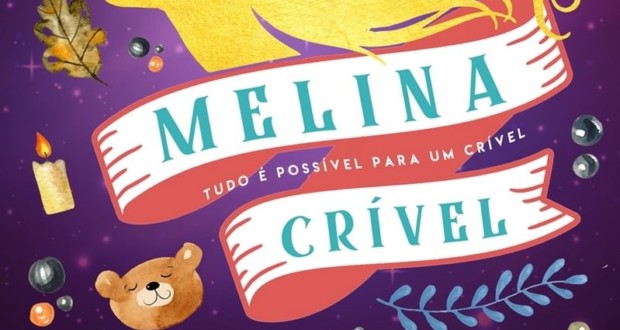 Buch „Melina Crível“ von Ingra Danielle Português, Abdeckung - Featured. Bekanntgabe.