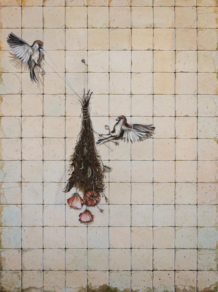MAS / SP, Exposition "Espoir", Andreï Rossi, corps d'oiseau. Photos: Divulgation.