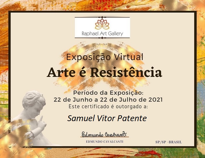 Zertifikat zur virtuellen Ausstellung. Bekanntgabe.