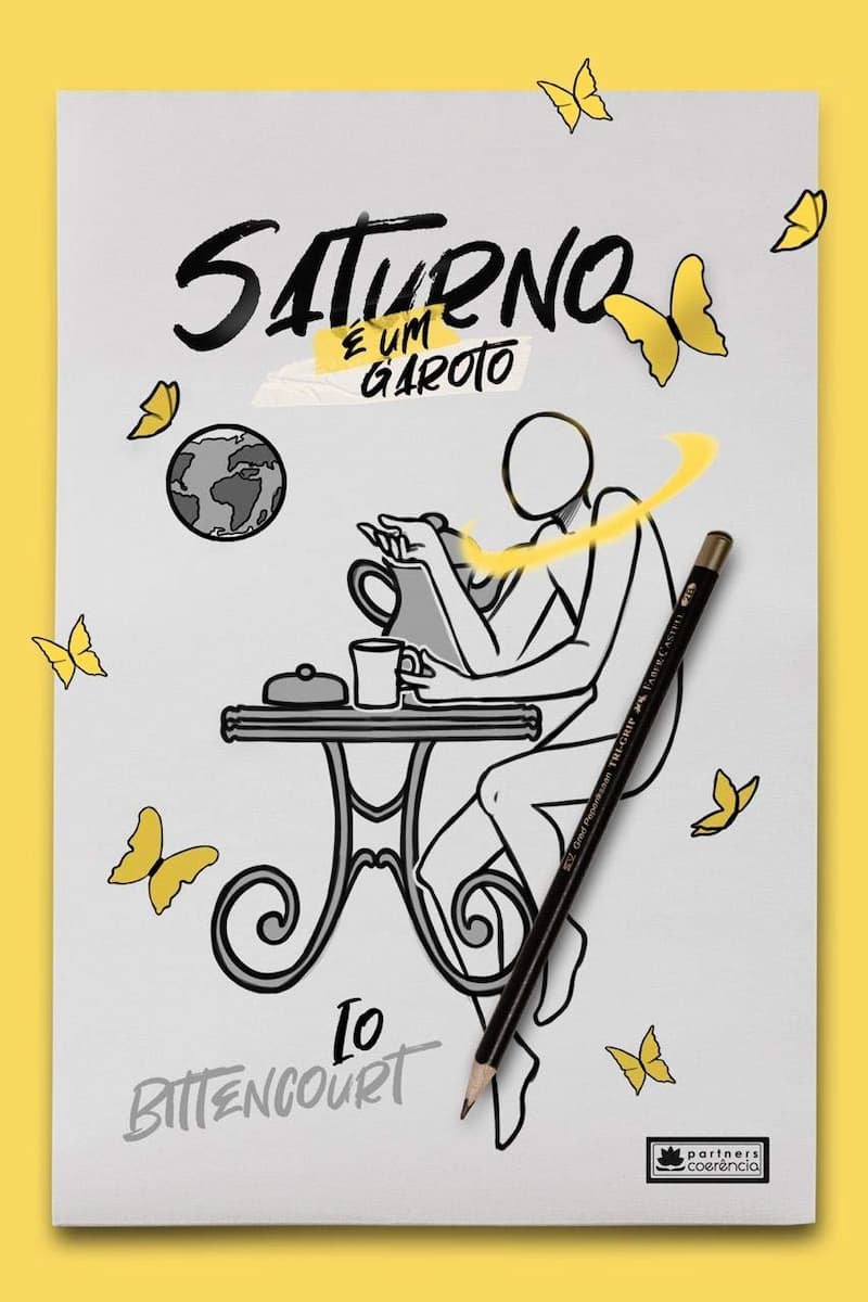 Livro “Saturno é um Garoto" de Io Bittencourt, capa. Divulgação.