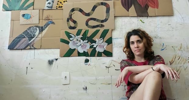 Shopping Leblon's Art Wall erhält die Installation „Selva Papelão (Amazonas)’, signiert von Julia Debasse, Featured. Fotos: Bekanntgabe.