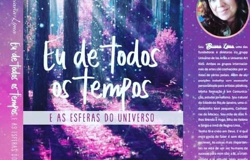 Buana Lima lança livro “Eu de Todos os Tempos e as Esferas do Universo”. Divulgação.