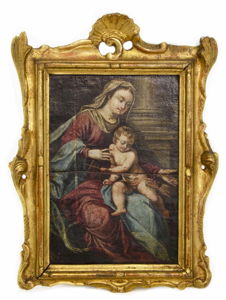 سيدتنا مع الطفل - باولو فارونيزي (القرن السابع عشر). صور: الكشف.