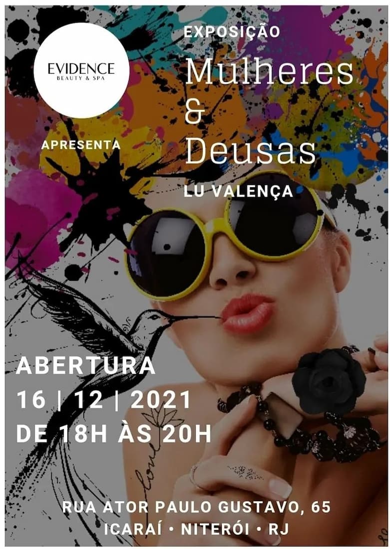 Solo exhibition “Women and Goddesses” by Lu Valença. Disclosure.