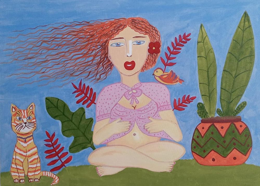 Obra "Dai-me a graça de um parto feliz", 2021 de Marídea Soares.