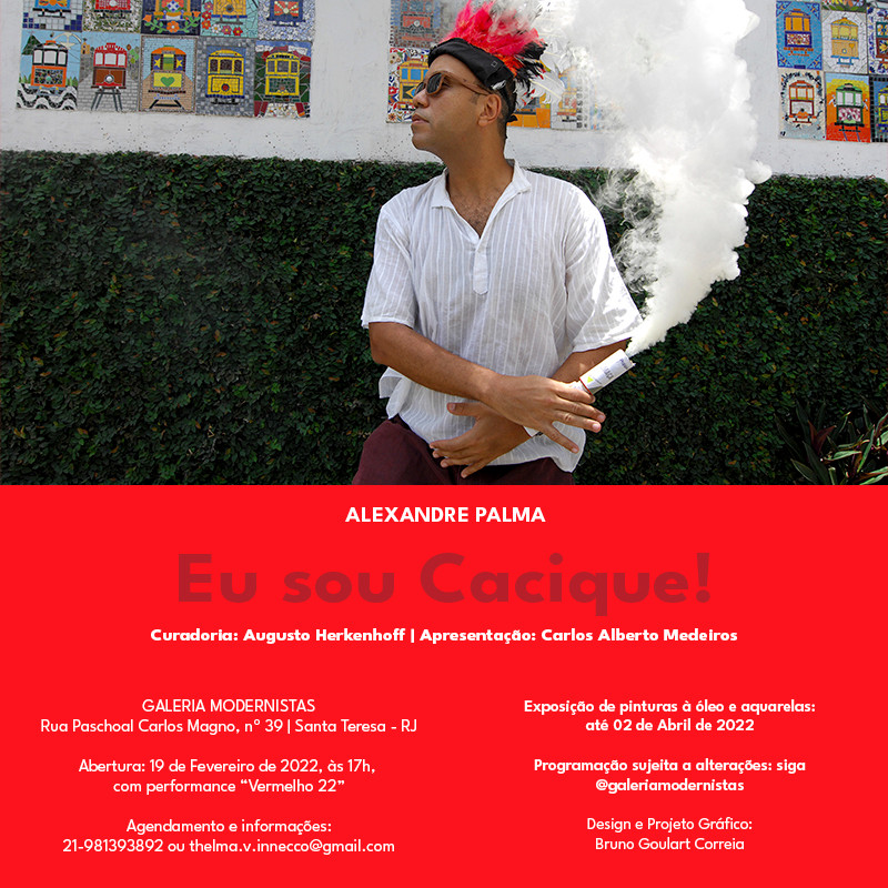 Alexandre Palma, flyer exposição. Divulgação.
