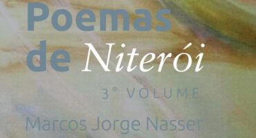 Livro "Poemas de Niterói" di Marcos Jorge Nasser, copertura - in primo piano. Rivelazione.