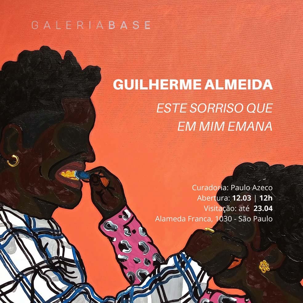 Author: Guilherme Almeida. Title: Make shine. Year: 2021. Technique: Acrylic paint on canvas. Dimensions: 70 x 80 cm. Invitation.