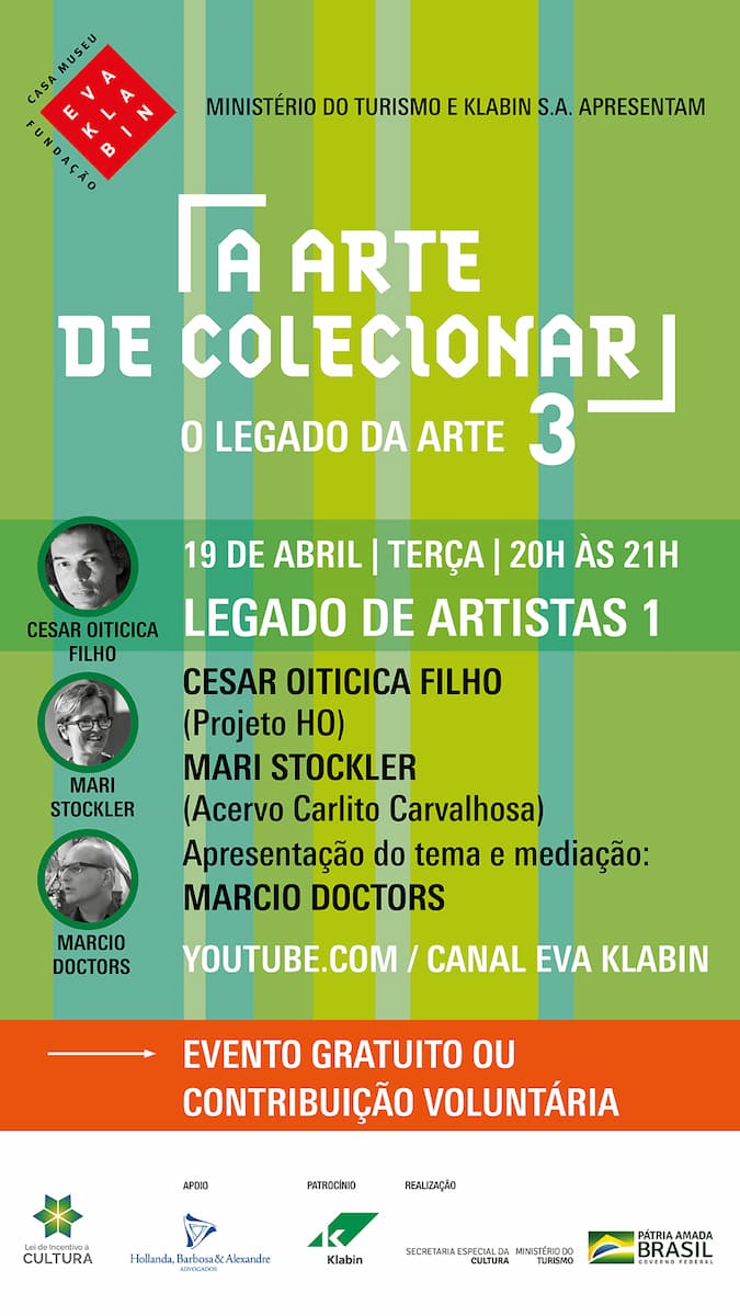 Evento "A Arte de Colecionar III", convite. Divulgação.