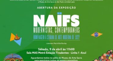 Mostra collettiva "NAÏFS; modernisti, contemporaneo, senza tempo", invito - in primo piano. Rivelazione.