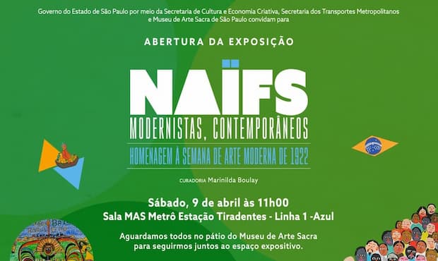 Group exhibition "NAÏFS; modernists, contemporaries, timeless", invitation - featured. Disclosure.