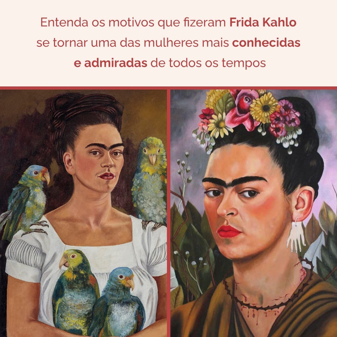 Frida Kahlo: Curso online traz vida e obra da artista. Foto: Divulgação/Aline Pascholati.