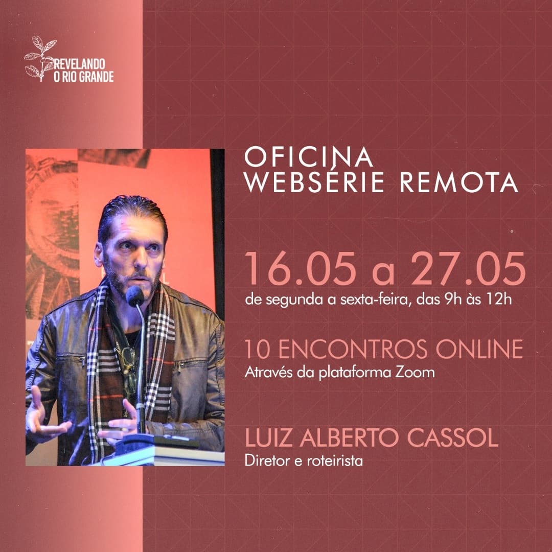 Iecine opens registration for Oficina Webserie Remota. Disclosure.