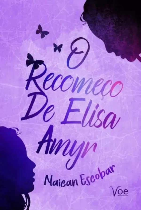Buch „Elisa Amyrs Neustart“ von Naican Escobar, Abdeckung. Bekanntgabe.