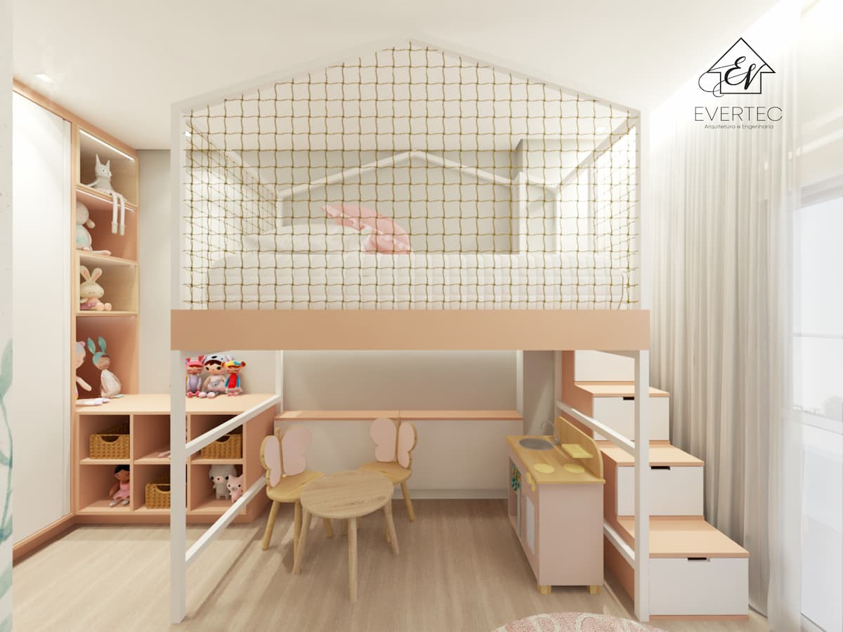 Παιδικό δωμάτιο. Φωτογραφίες: Αρχιτεκτονική Evertec.