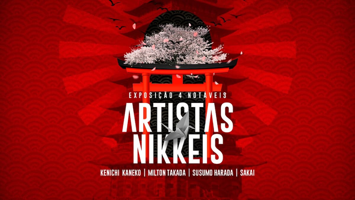 Exposição '4 Notáveis Artistas Nikkeis'. Divulgation.