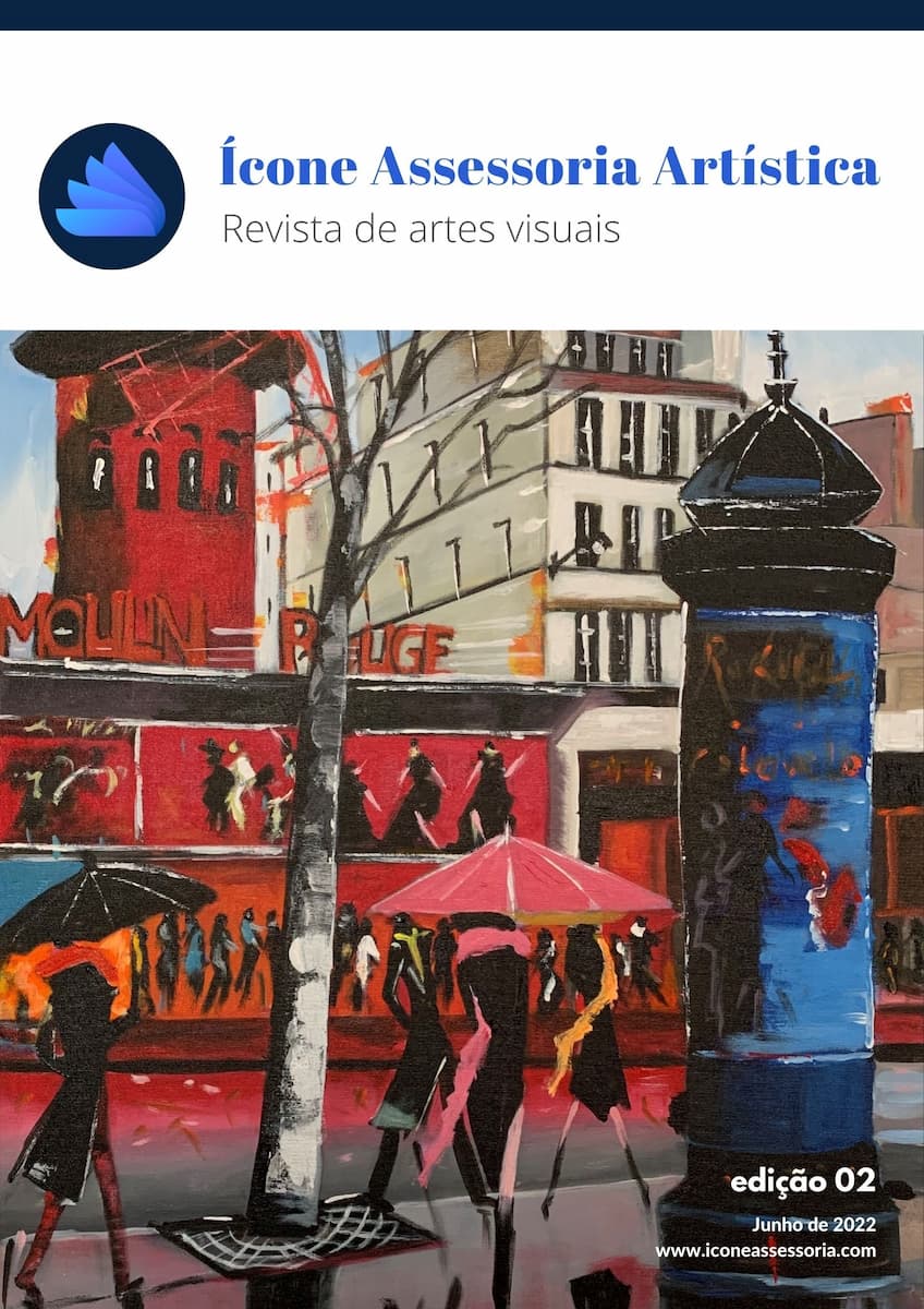 Ícone Assessoria Artística, Revista de Artes Visuais, capa. Divulgação.