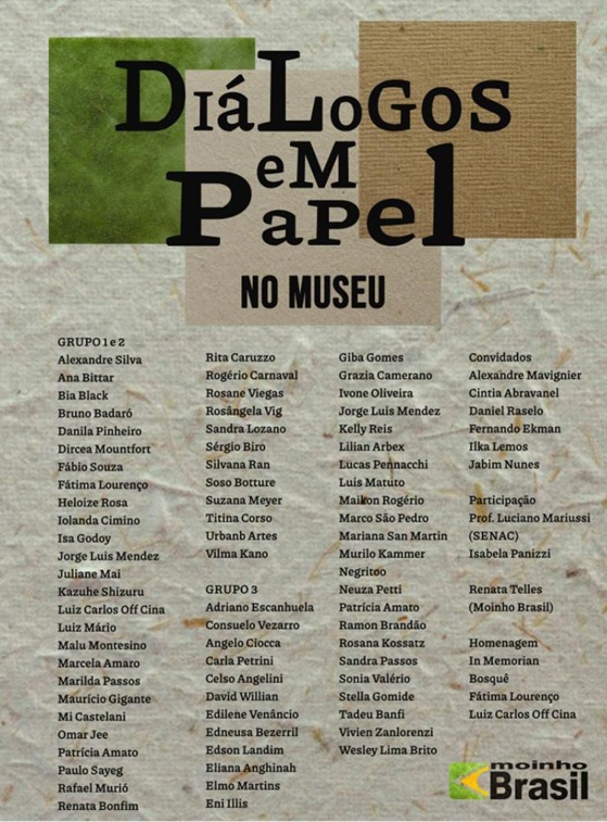 Exhibition at the Paulo Setúbal Museum - Dialogues Paper, artists. Disclosure.