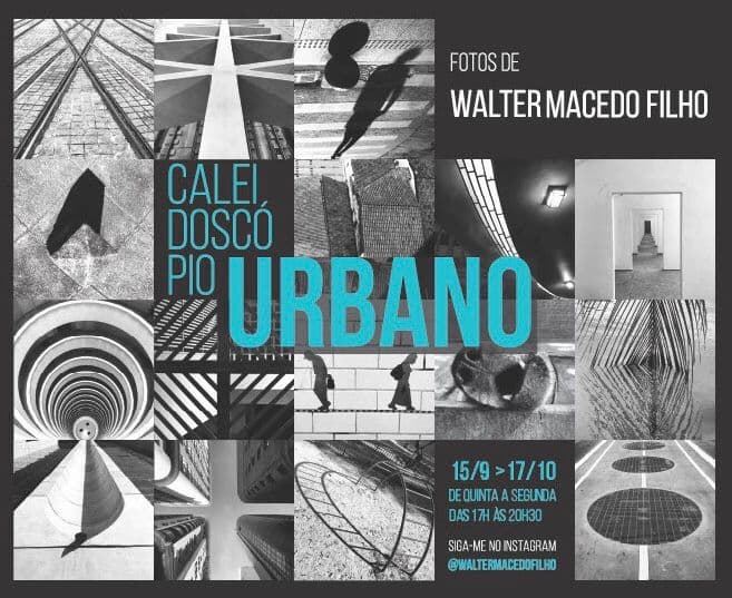 Walter Macedo Filho abre exposição de fotografias na Galeria Espaço Cultural Municipal Sérgio Porto, convite. Divulgação.