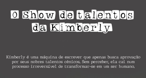 Show "Die Kimberly Talent Show", Flyer. Bekanntgabe.