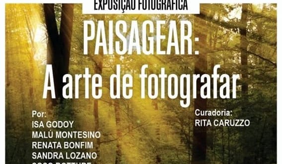 Exposição Fotográfica: "Paisagear: A arte de fotografar", banner - destaque. Divulgação.