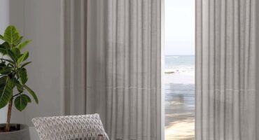 Innovate Duplex Monaco Barrada - Aluminum Color. Photo: Bella Window Curtains.