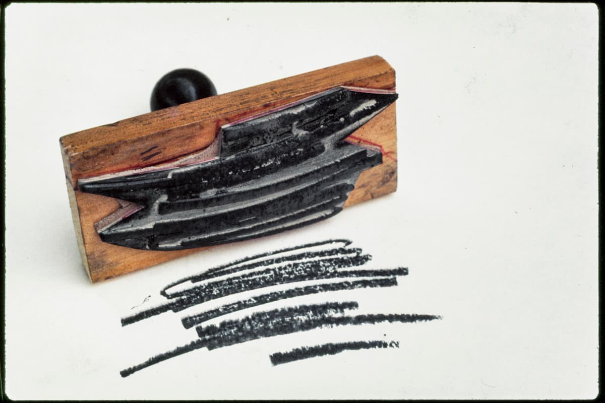 Carmela Gross, STAMPS,1977-78, project files. Photo: Disclosure.