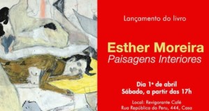 Lanzamiento del libro "Esther Moreira - Paisajes interiores", Flyer - destacados. Divulgación.