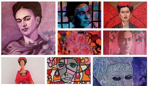 Exposición colectiva virtual “Frida Kahlo”, una mujer adelantada a su tiempo, destacados. Divulgación.