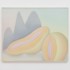 Marilia Kranz 1937-2017, A montanha e a fruta, 1989, Assinada, datada, titulada e localizada no verso [Signed, dated, titled and located on the reverse], Óleo sobre tela [Oil on canvas], 80 x 100 cm. Foto: Rafael Salim.