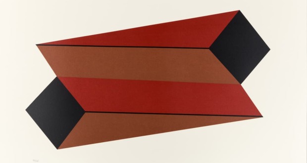 Sérvulo Esmeraldo, Untitled, Siebdruck auf Papier Siebdruck, 90 x 100 cm, 1989-2013. Fotos: sanfte Barriere.