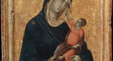 Die Jungfrau und Kind. Duccio di Buoninsegna, Gemeinfrei, über Wikimedia Commons.