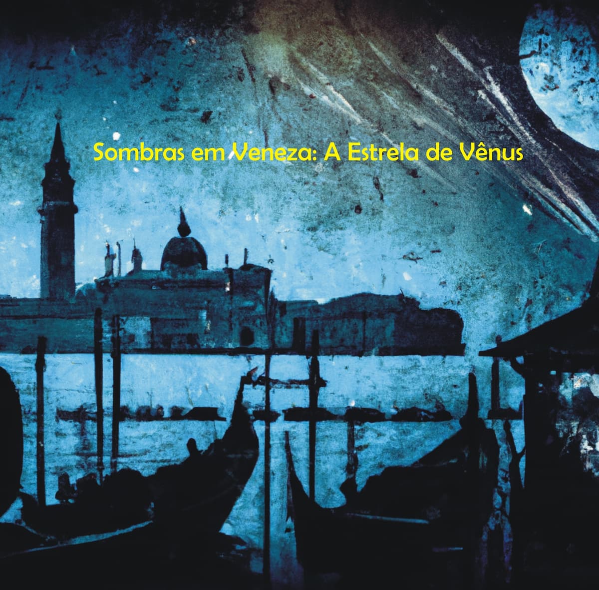 «Тени в Венеции»: Звезда Венеры».. Это изображение было создано с помощью DALL·E 2.