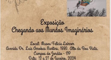 Exposição Chegando aos Mundos Imaginários de Rosângela Vig. Divulgação.